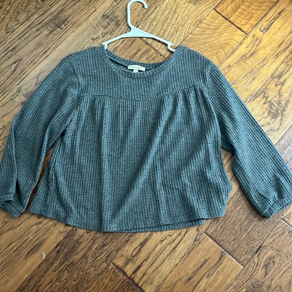 grey sweater